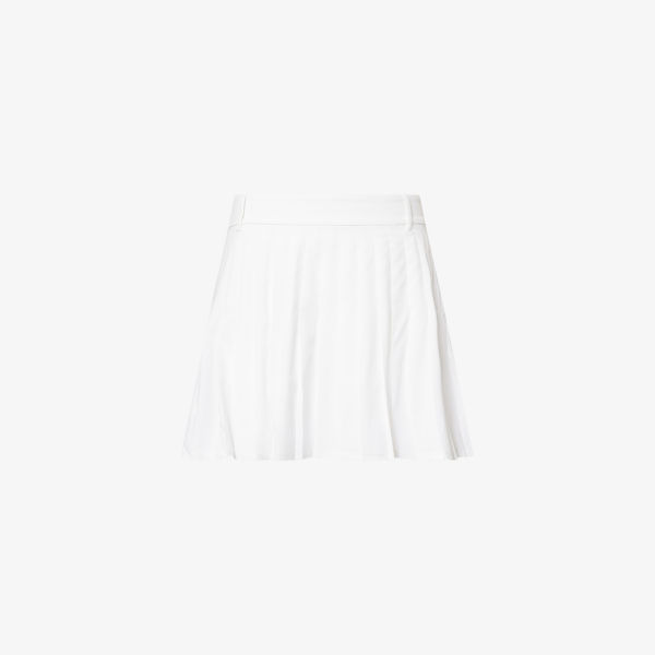 

Юбка плиссированная мини из ткани Polo Ralph Lauren x Wimbledon Polo Ralph Lauren, белый