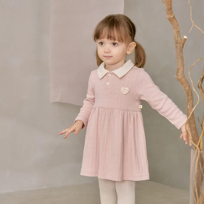 Детское платье Kiko розовое от Littletini