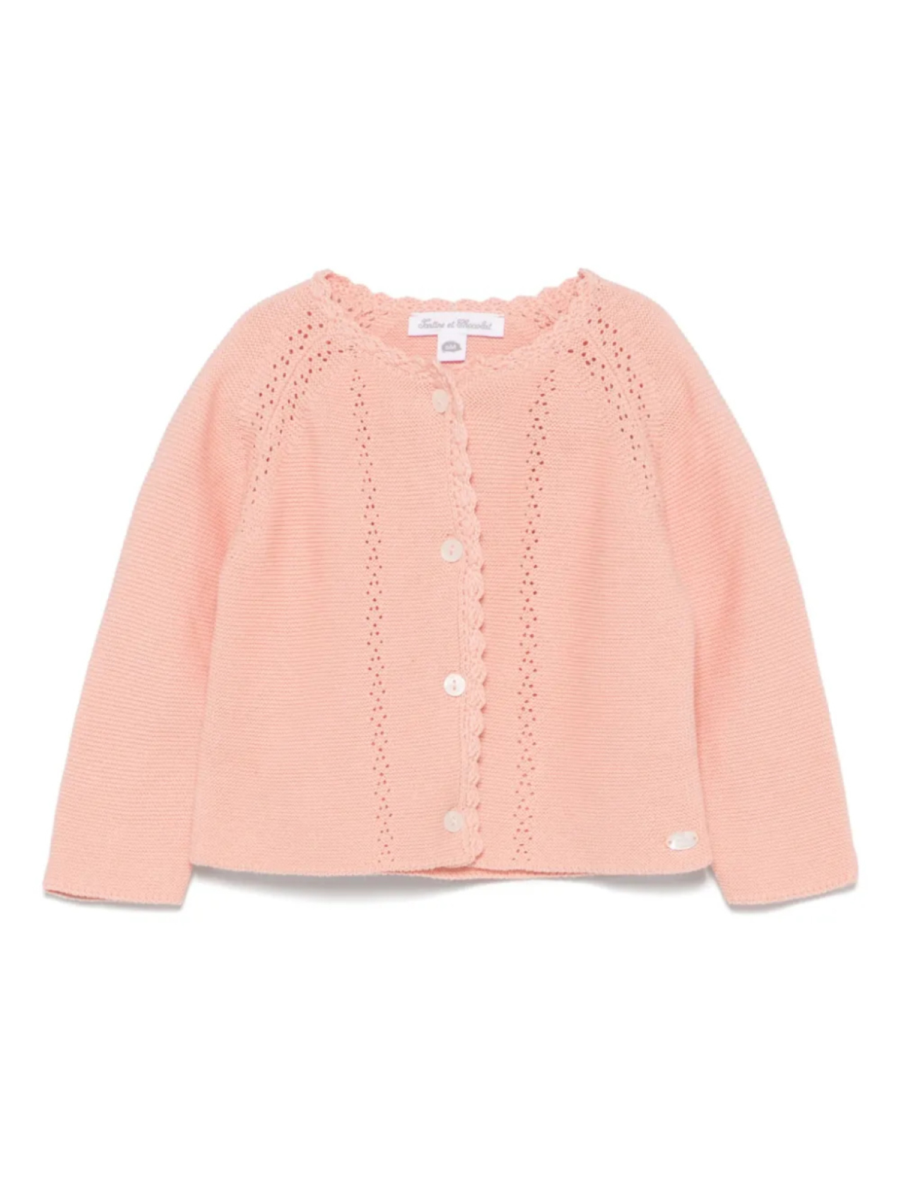 

Вязаный кардиган Tartine Et Chocolat, розовый