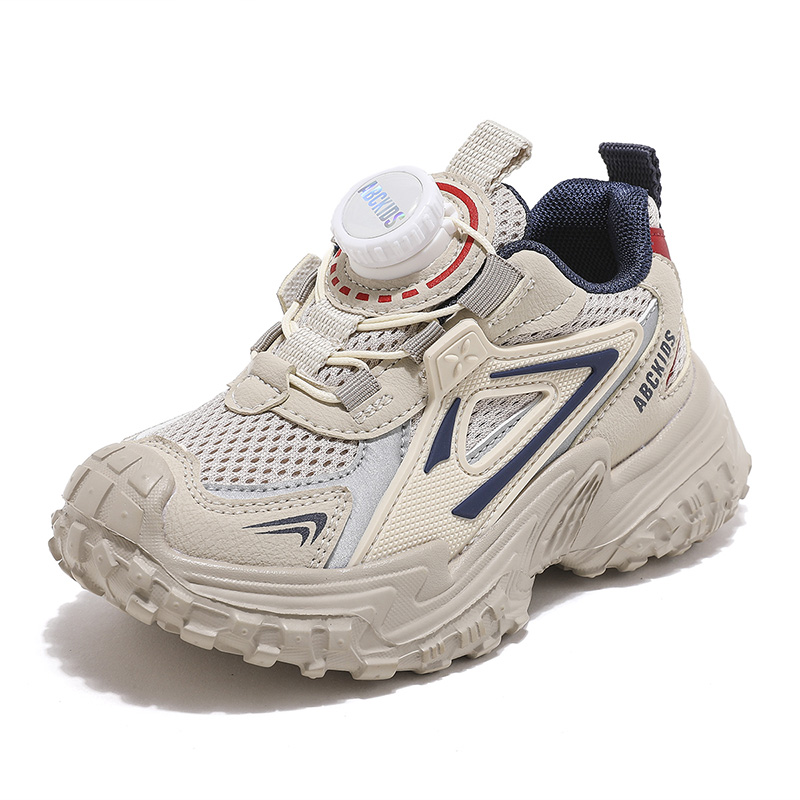 

ABC KIDS Скользостойкие амортизирующие износостойкие низкие детские повседневные кроссовки beige blue red kids'