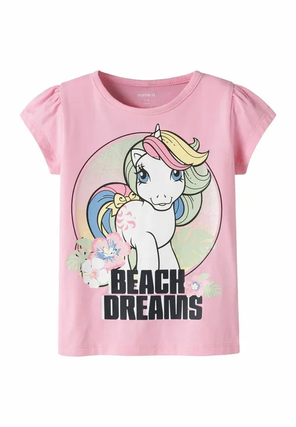 Футболка Nmfada mlp ss top cplg print t-shirt Name It, розовый напиток