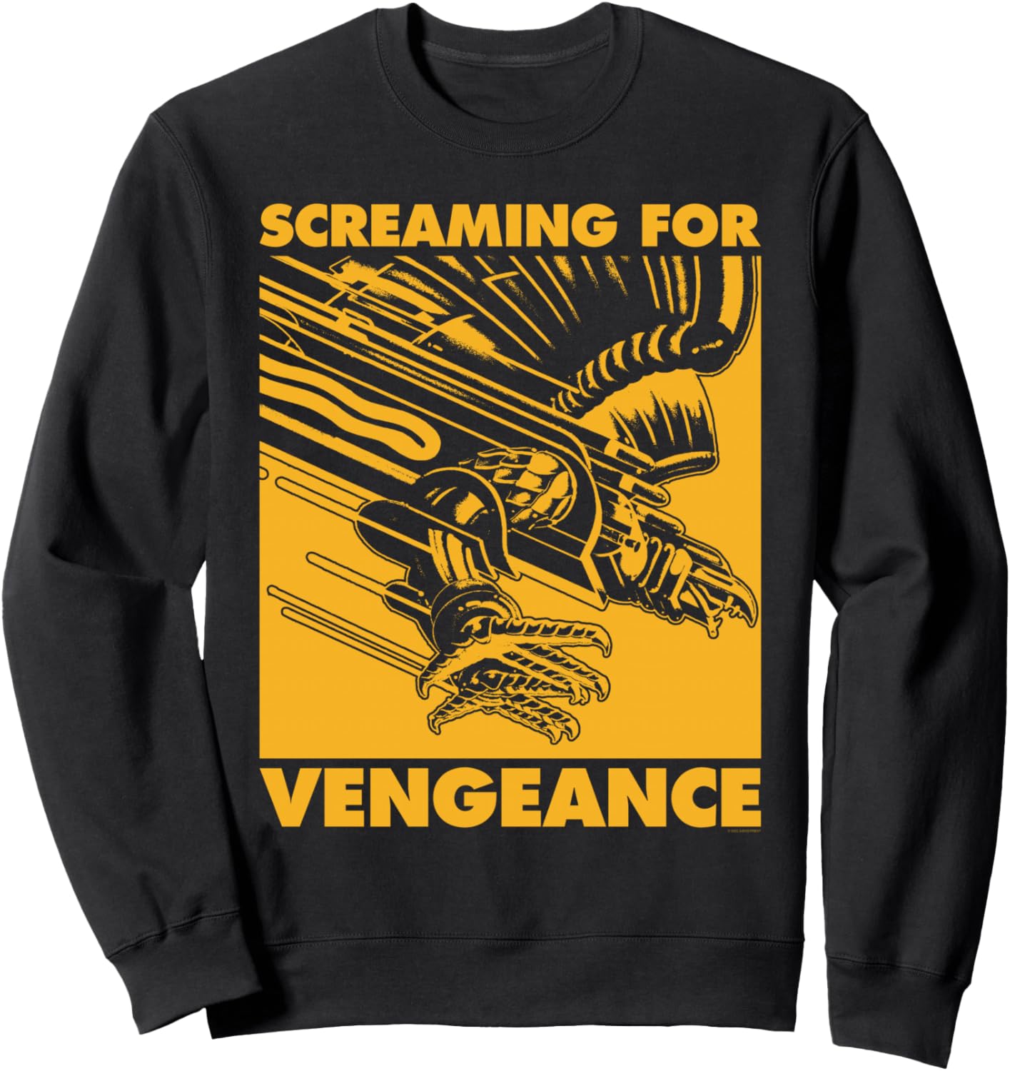 

Judas Priest - Screaming For Vengeance, золотистая квадратная толстовка, черная (black 19-3911tcx), размер S, Черный, Judas Priest - Screaming For Vengeance, золотистая квадратная толстовка, черная (black 19-3911tcx), размер S