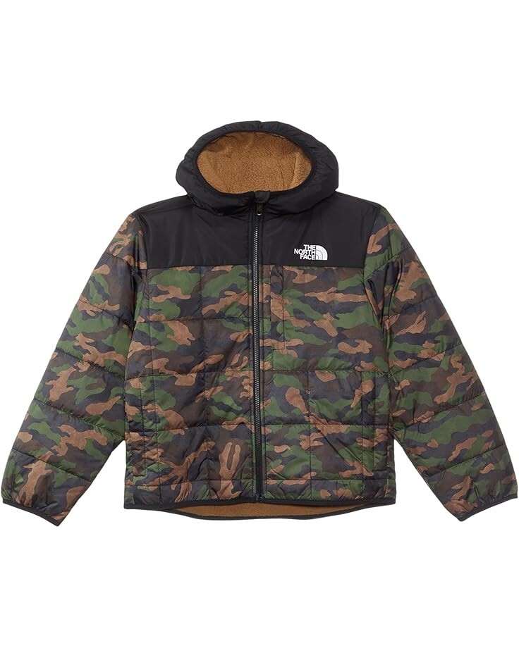 

Куртка The North Face Kids Reversible Shasta Full Zip Hooded Jacket, цвет TNF Black TNF Camo Small Print