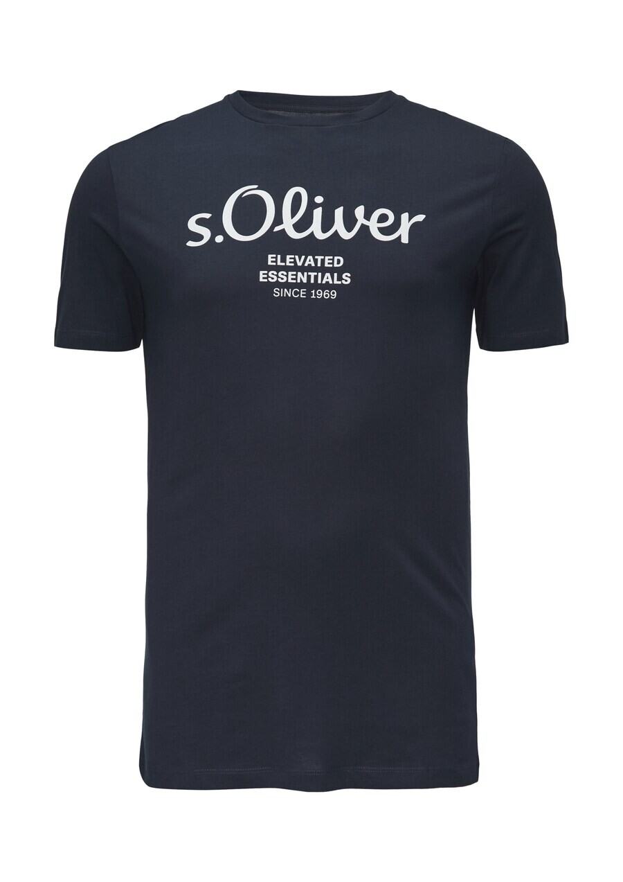 

Классическая футболка s.Oliver Shirt, темно-синий