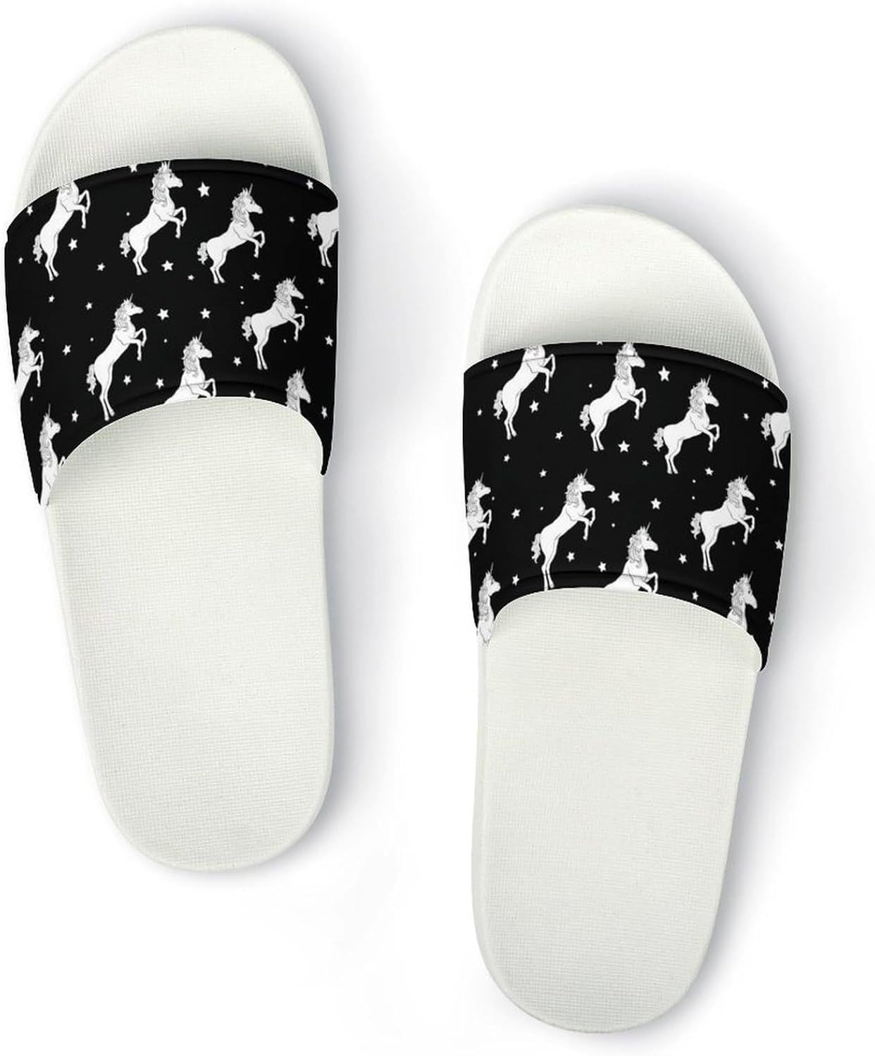 

Унисекс сандалии слайд Navigation Compass - с принтом - Можно носить дома и на улице Generic, белый