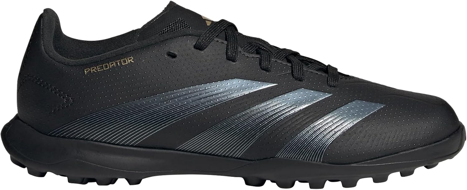 

Футбольные бутсы детские Adidas Unisex-Child League Predator Turf, черный/золотой/угольный