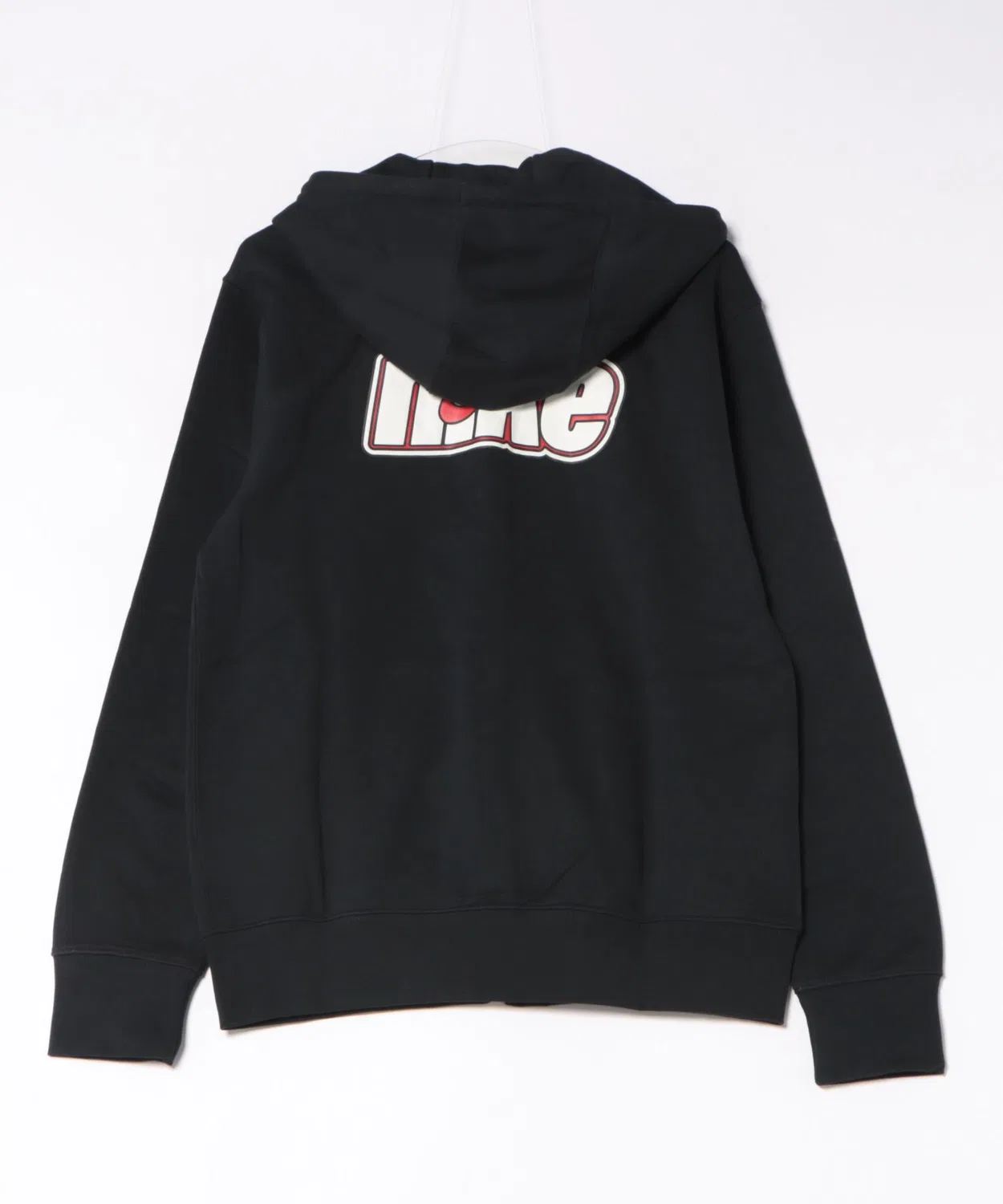 Толстовка Nike Club FT флисовая на молнии, чёрный — фото 2