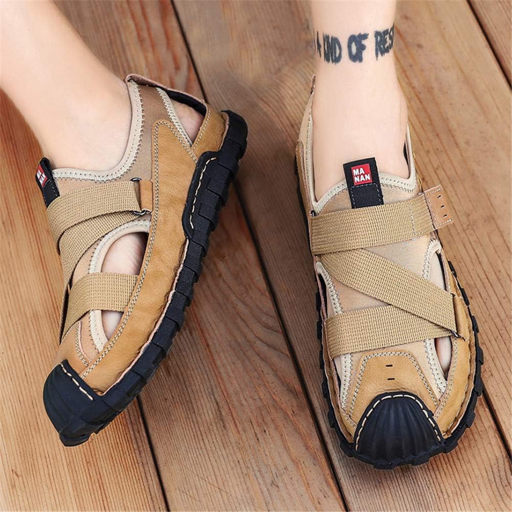 Мужские спортивные сандалии CHICLOVEY с регулируемыми ремешками для походов, прогулок и пляжа, коричневый — фото 2