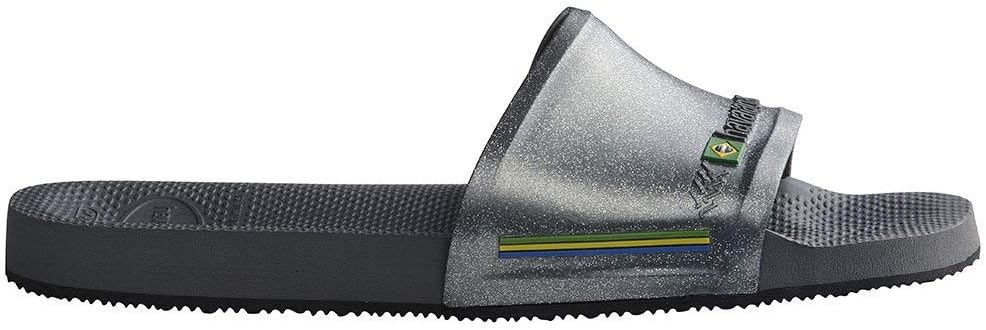 Сандалии Havaianas Slide Brazil унисекс, New Graphite — фото 2