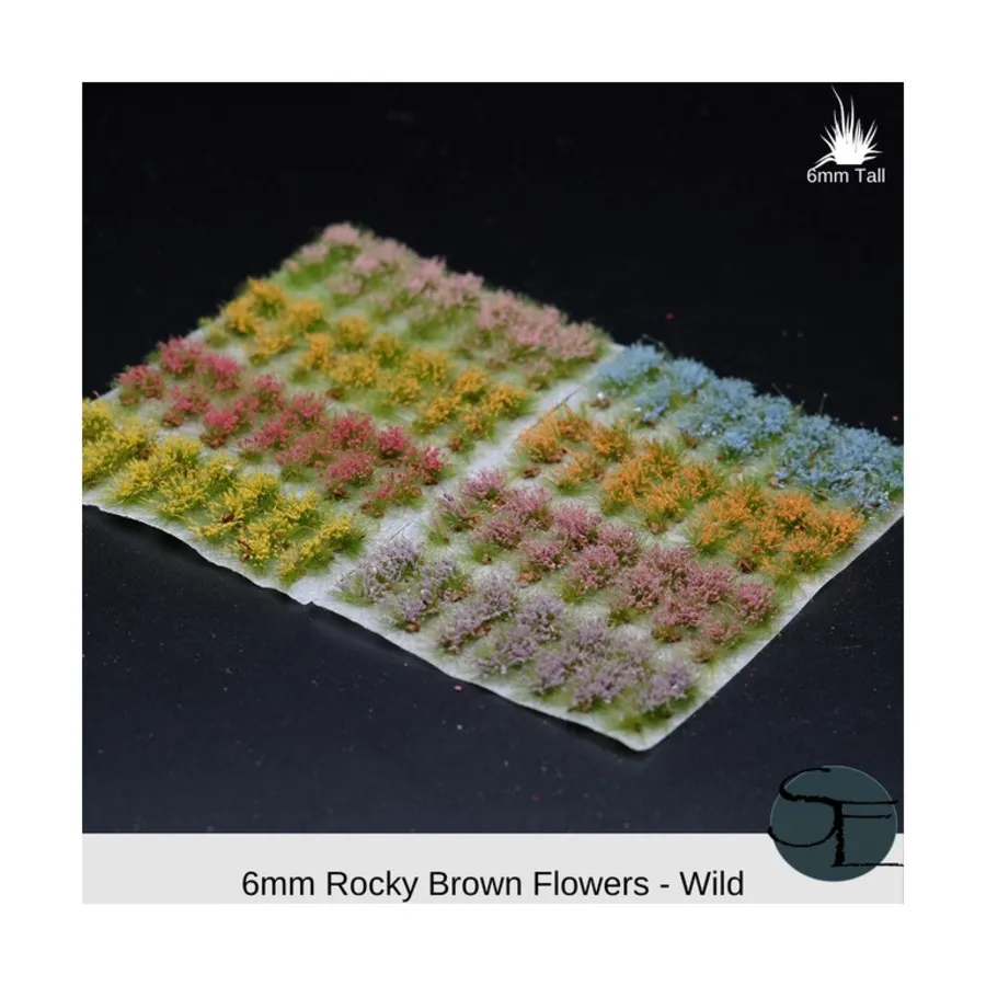 

Wild Spring Rocky Brown - Реалистичный образец цветов, Standard Self-Adhesive Tufts (6mm)