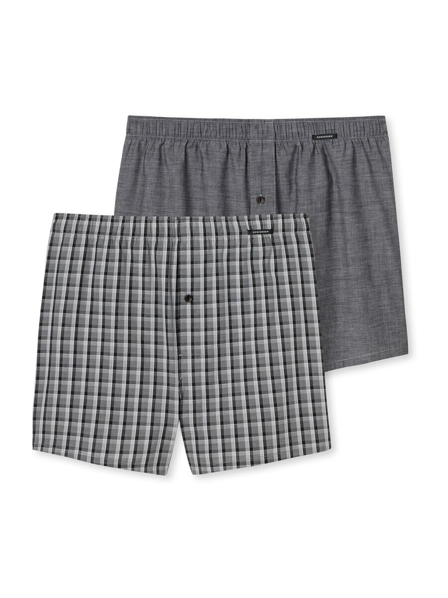 

Боксеры Schiesser, цвет Anthracite/Mottled Grey