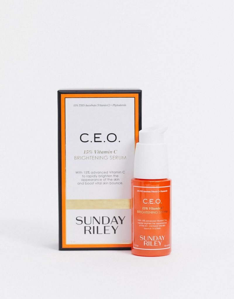 

Sunday Riley CEO Осветляющая сыворотка с 15% витамина С, 1 жидкая унция