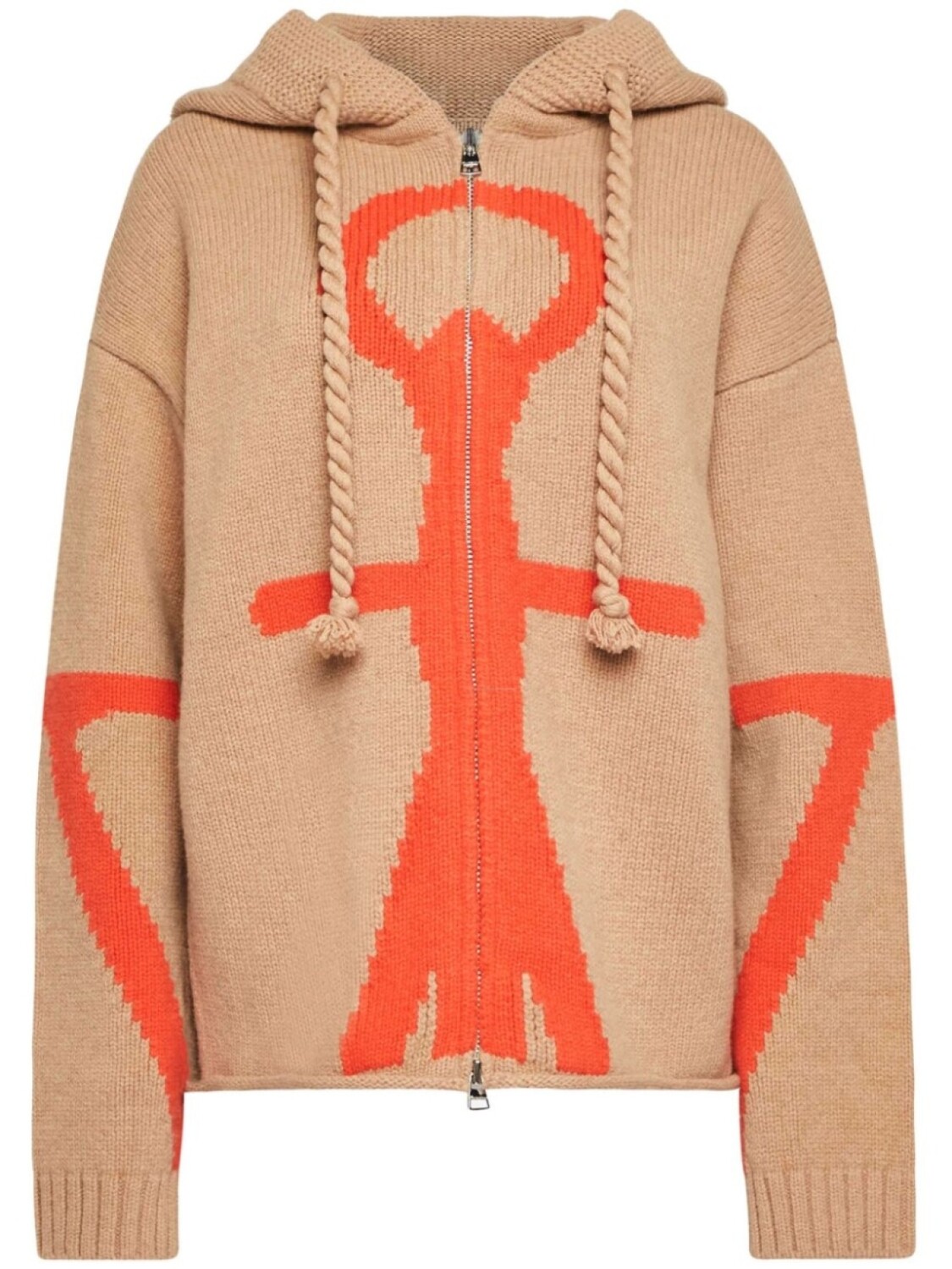 

Худи с логотипом Anchor JW Anderson, нейтральный цвет