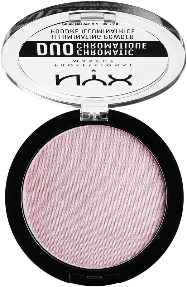 Пудра хайлайтер Duochromatic Illuminating Powder Nyx Professional Makeup, 6 г, цвет Lavender Steel — фото 2