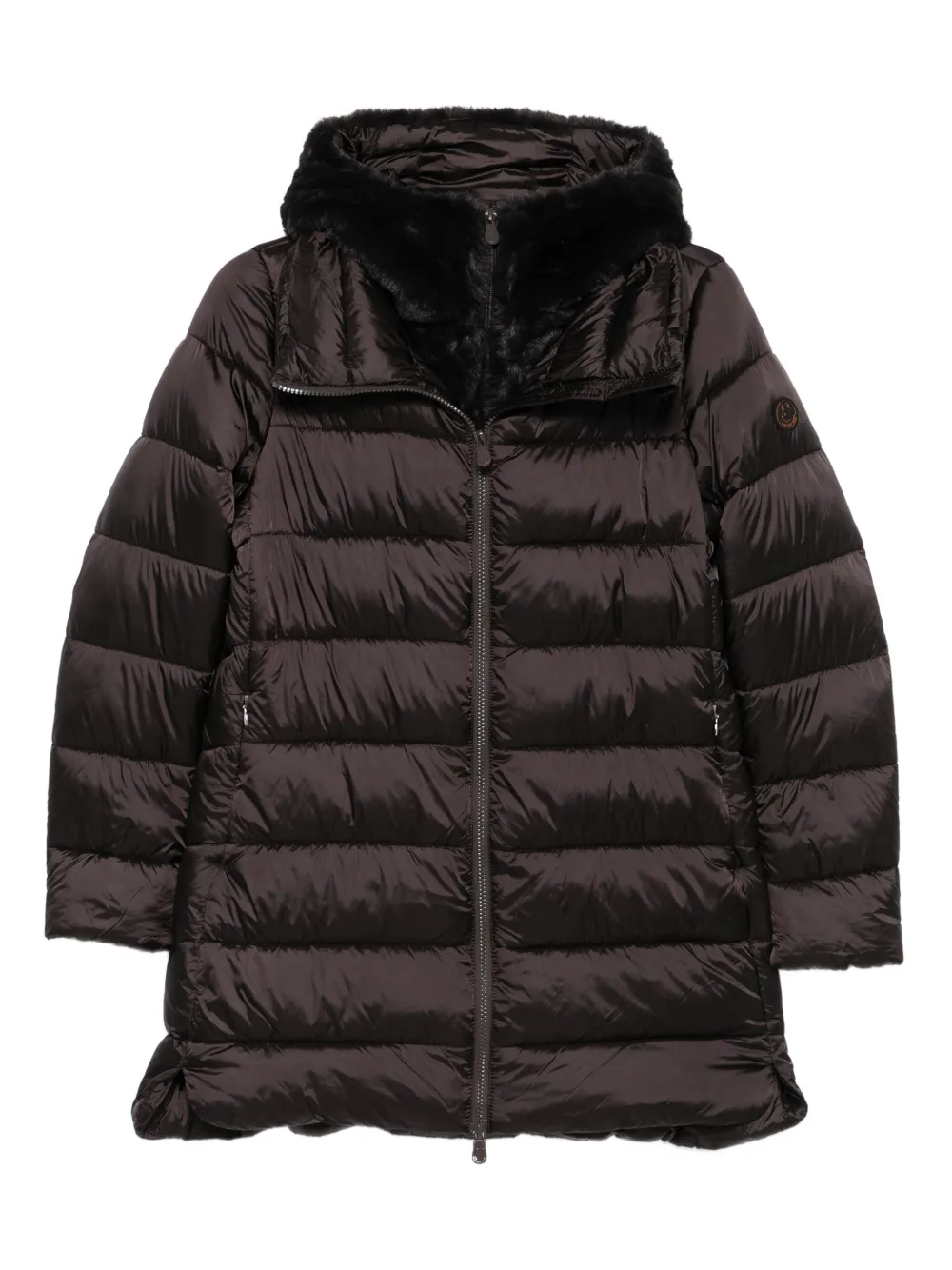 

Пальто на молнии из искусственного меха Save The Duck, коричневый