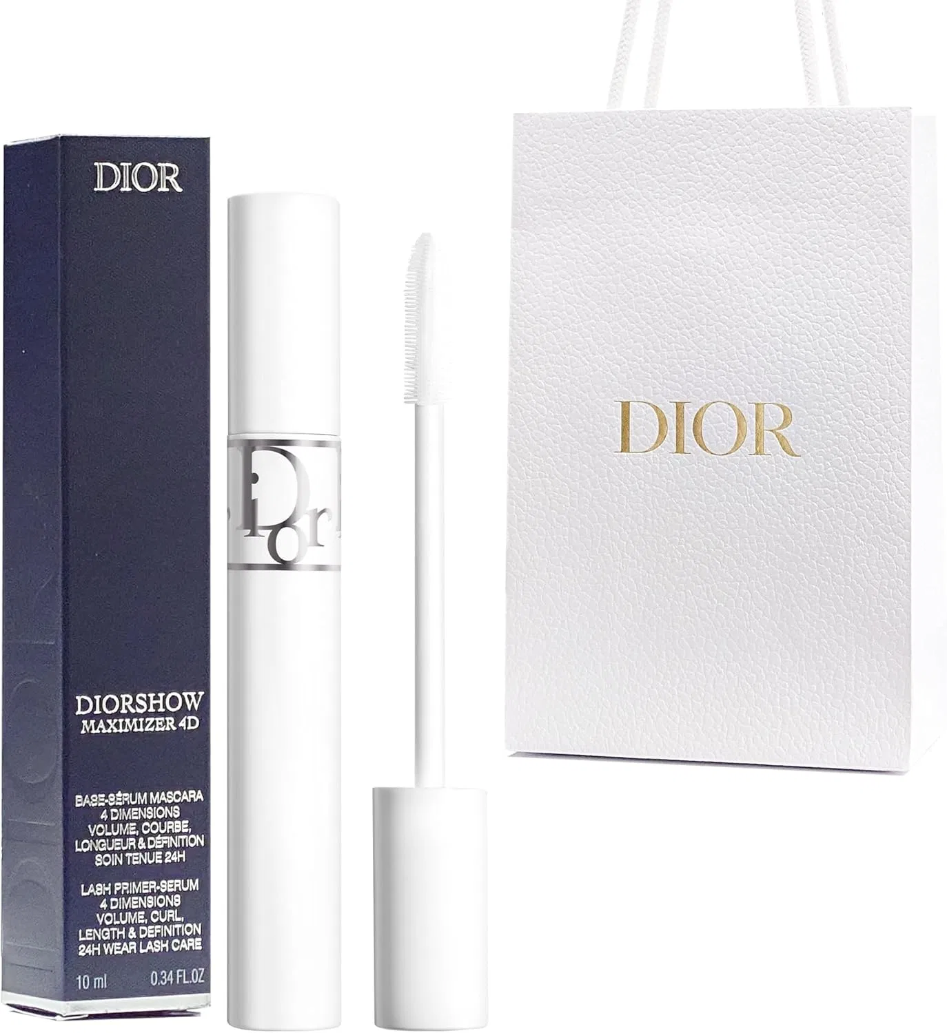 База под тушь Dior Show Maximizer, 4D, 10 мл, белый