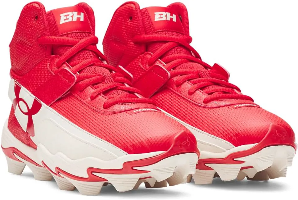 Бейсбольные бутсы Under Armour для мужчин Harper 10 Rm, красный — фото 2