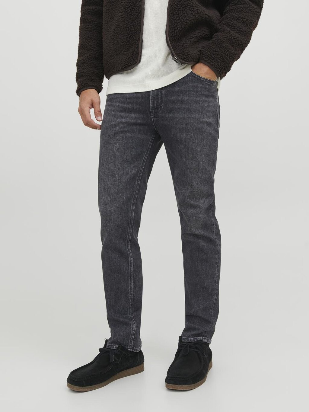 

Джинсы Slim Fit JJICLARK JJEVAN Jack & Jones, цвет black denim