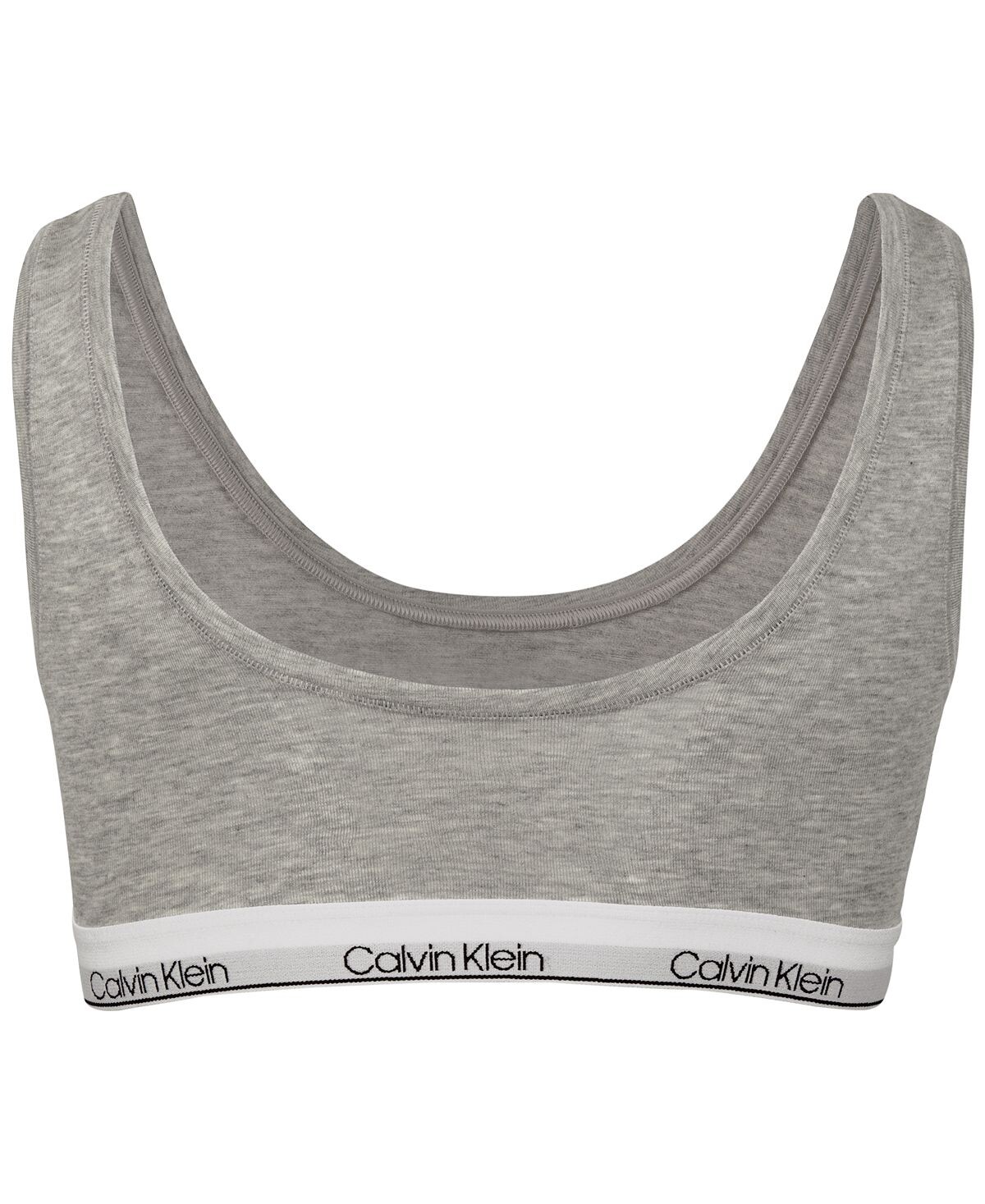 Комплект топов Calvin Klein, 2 предмета, серый/черный — фото 3