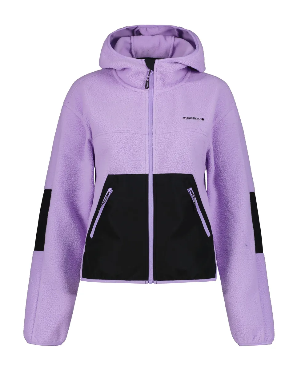 

Флисовая рубашка Icepeak "ЛАВАНДА", с тиснением логотипа на груди, цвет Lavender