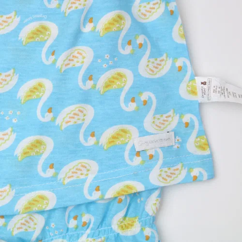 Комплект нижнего белья для девочек Organic Mom из хлопка, белый — фото 4