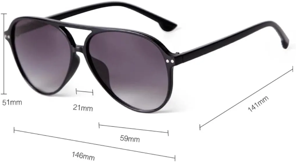 

Женские солнцезащитные очки, мужские ретро-авиаторы, оправа с синими градиентными линзами, солнцезащитные очки для женщин с защитой от УФ-излучения UV400 SZVVBKK, 3