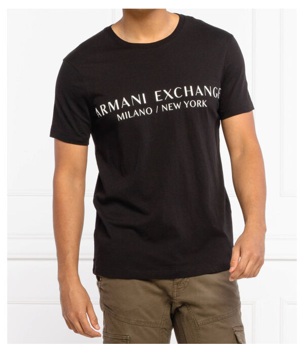 

Футболка Armani Exchange Slim Fit с логотипом, черный