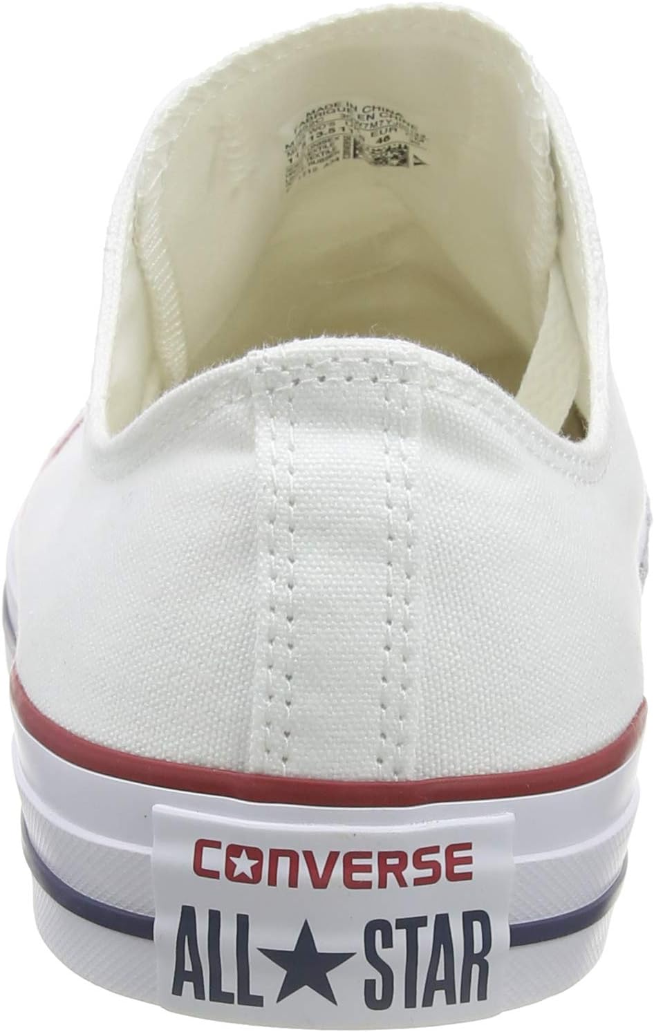 Кроссовки Converse Chuck Taylor All Star Low Top для взрослых унисекс, белый — фото 4