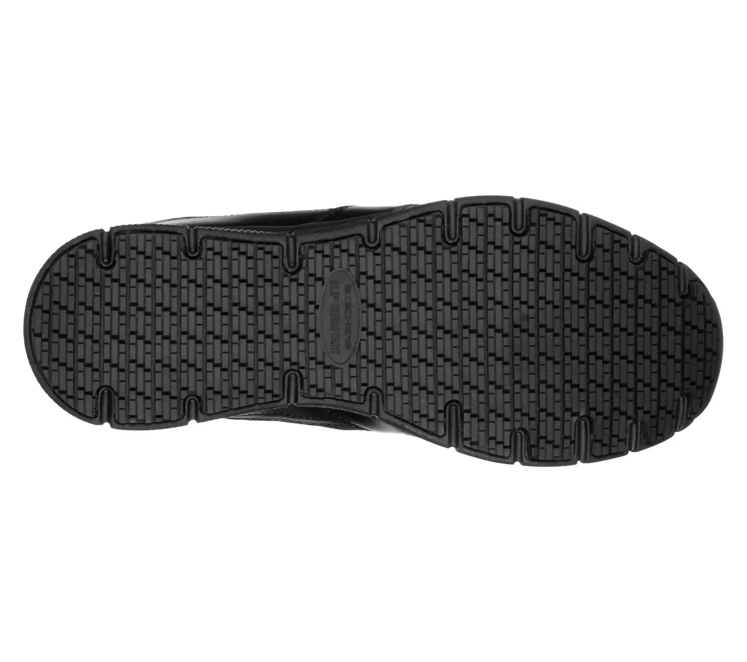 Skechers Мужские рабочие кроссовки на шнуровке, черные — фото 4