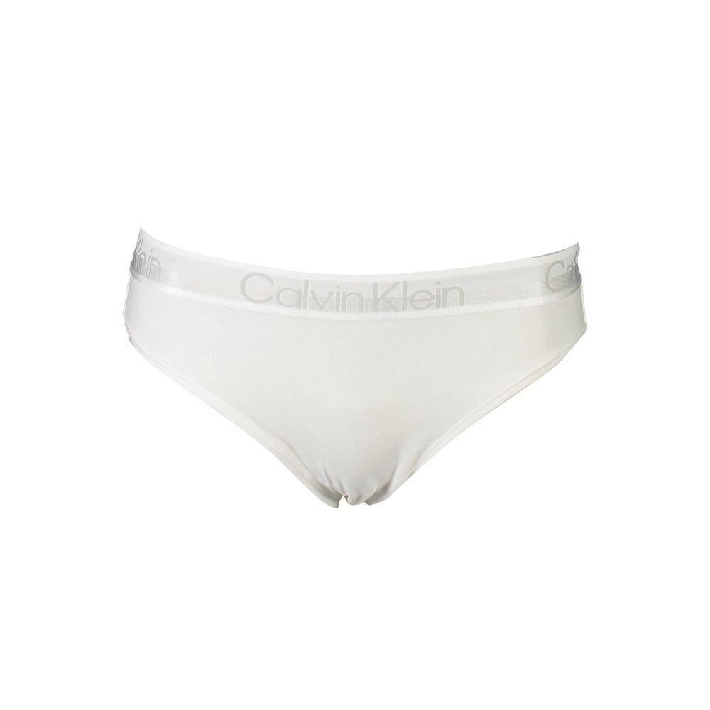 

Белые хлопковые женские трусы Calvin Klein