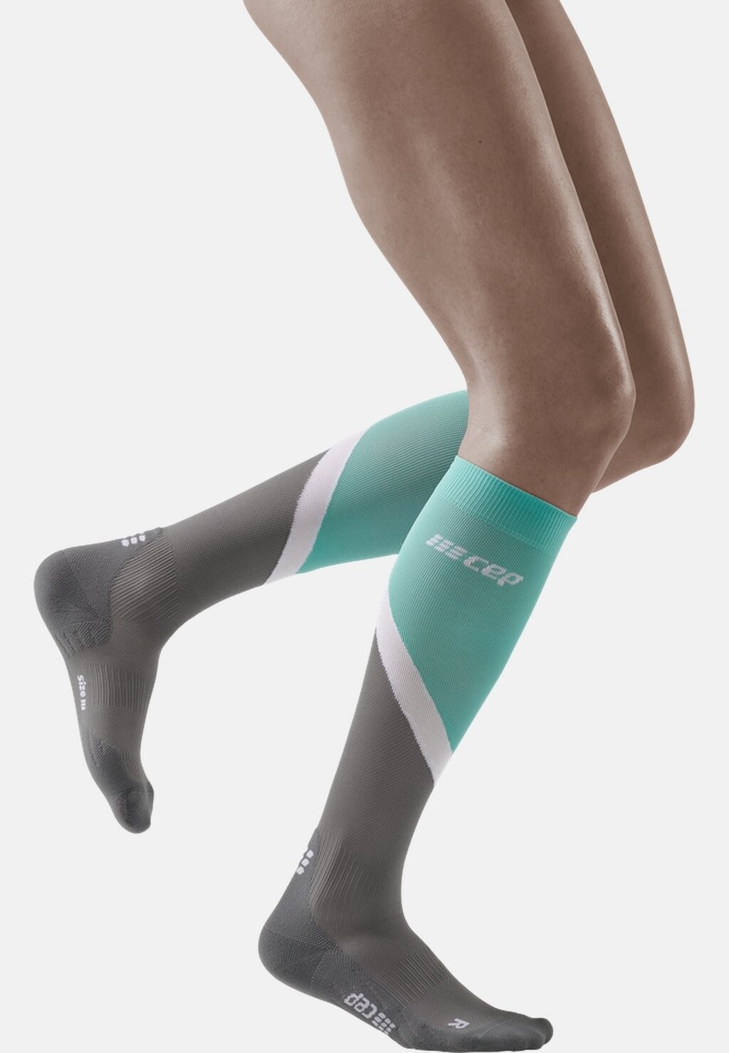 

Носки выше колена CHEVRON SOCKS MADE IN GERMANY CEP, серый