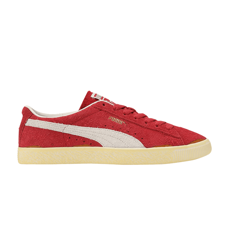 

Кроссовки Puma Suede 'Warm White Club Red', кремовый