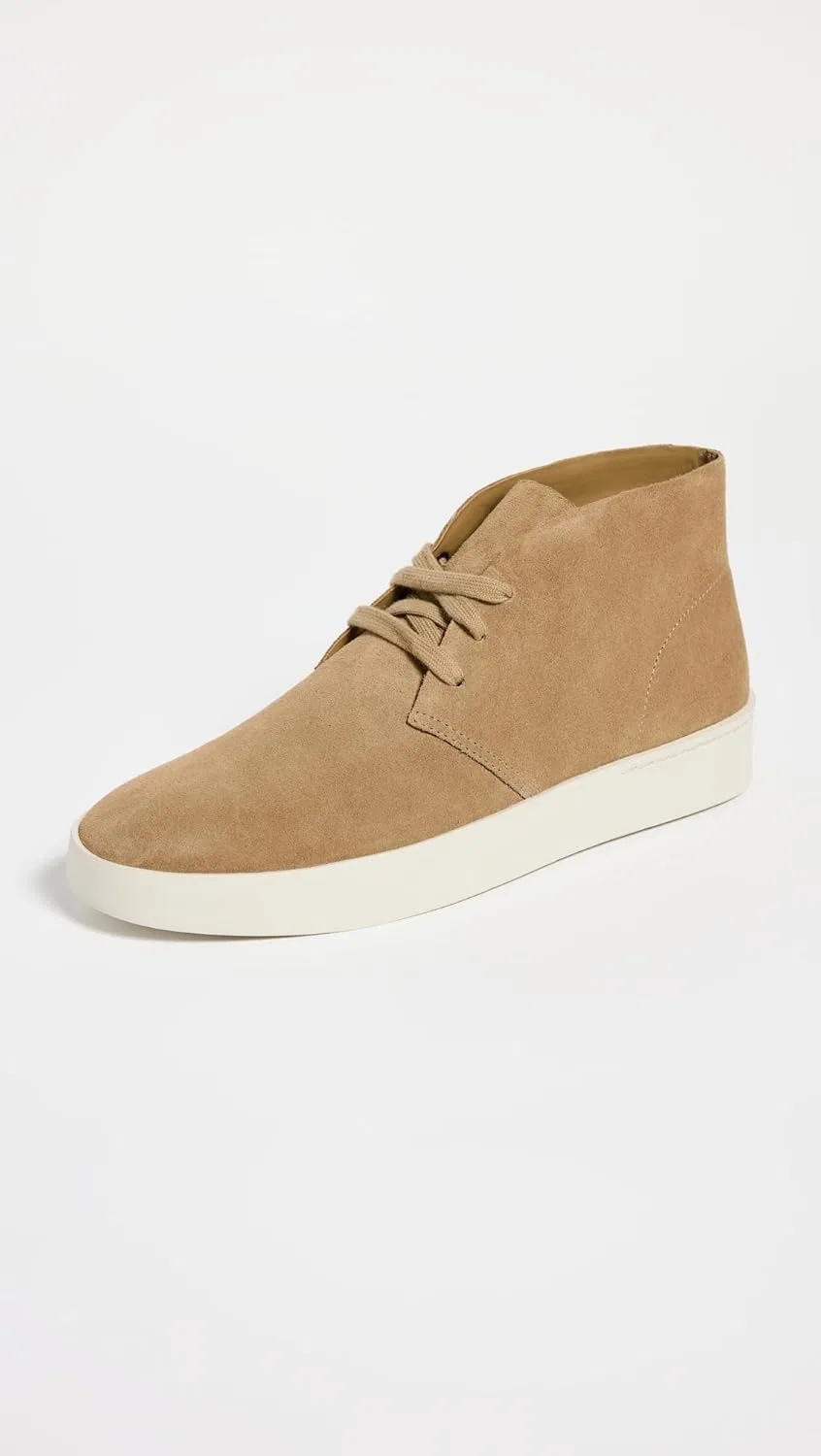 Мужские высокие кроссовки Vince Pietmont на шнуровке Chukka, New Camel — фото 3