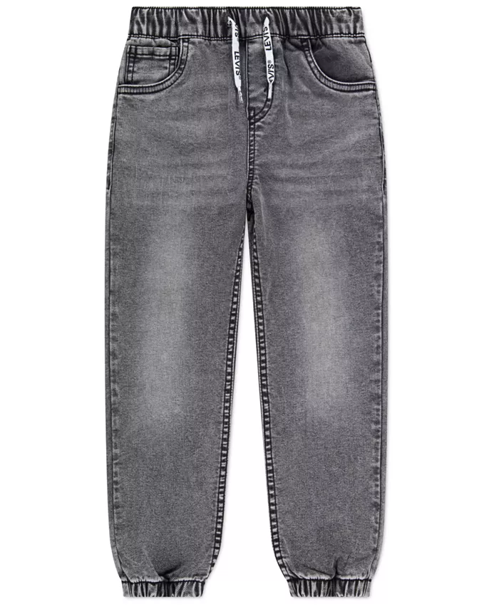 

Мальчики Toddler 2T-4T расслабленные джинсовые джоггеры Levi'S, синий