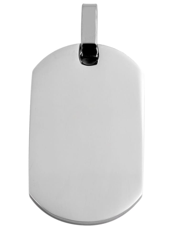 

Adeliás Кулон унисекс - кулон из нержавеющей стали с гравировкой, серебристый