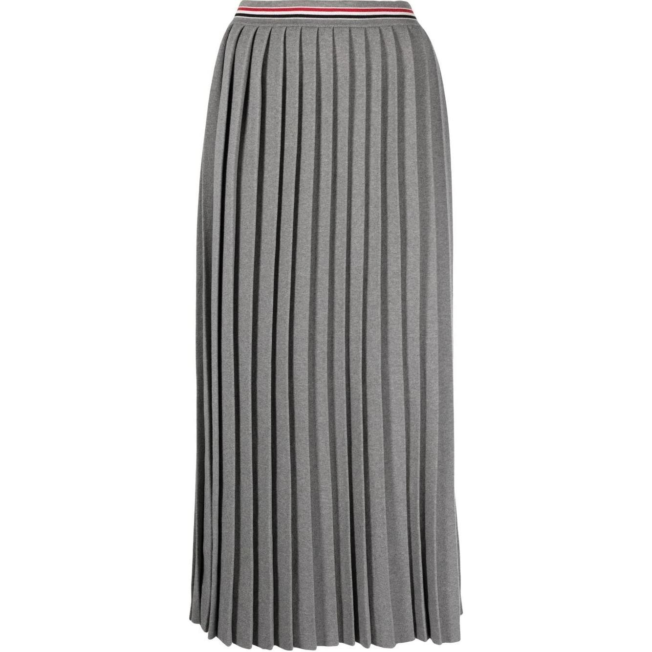 

Длинная юбка женская повседневная серые THOM BROWNE, серый