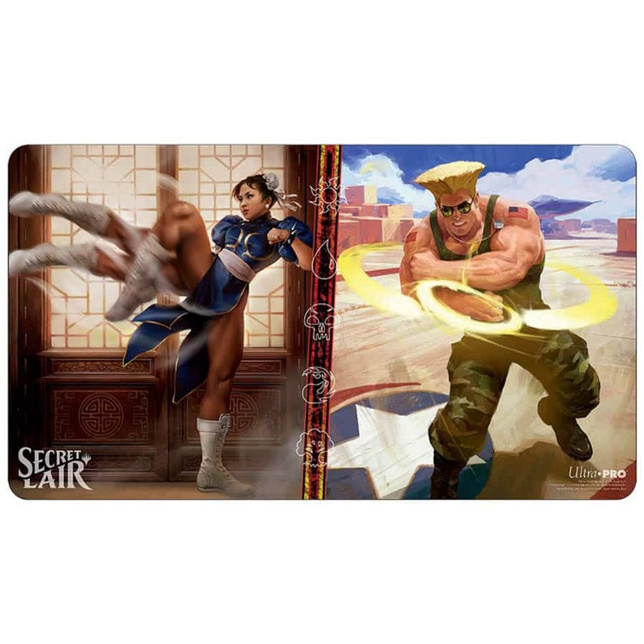 

Аксессуары Ultra Pro Playmat: MTG Secret Lair x Street Fighter - Chun-Li & Guile