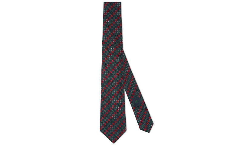 

Галстук мужской Gucci, красный / зеленый