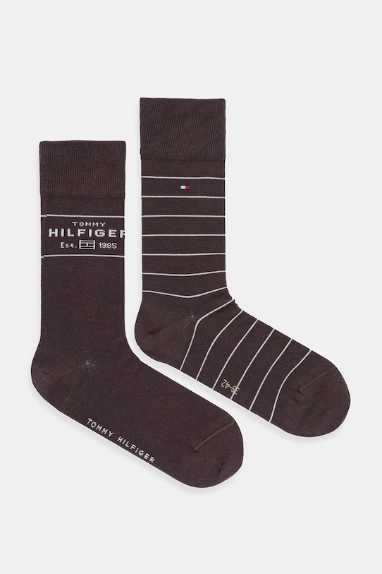 

Носки 2 пары Tommy Hilfiger, коричневый