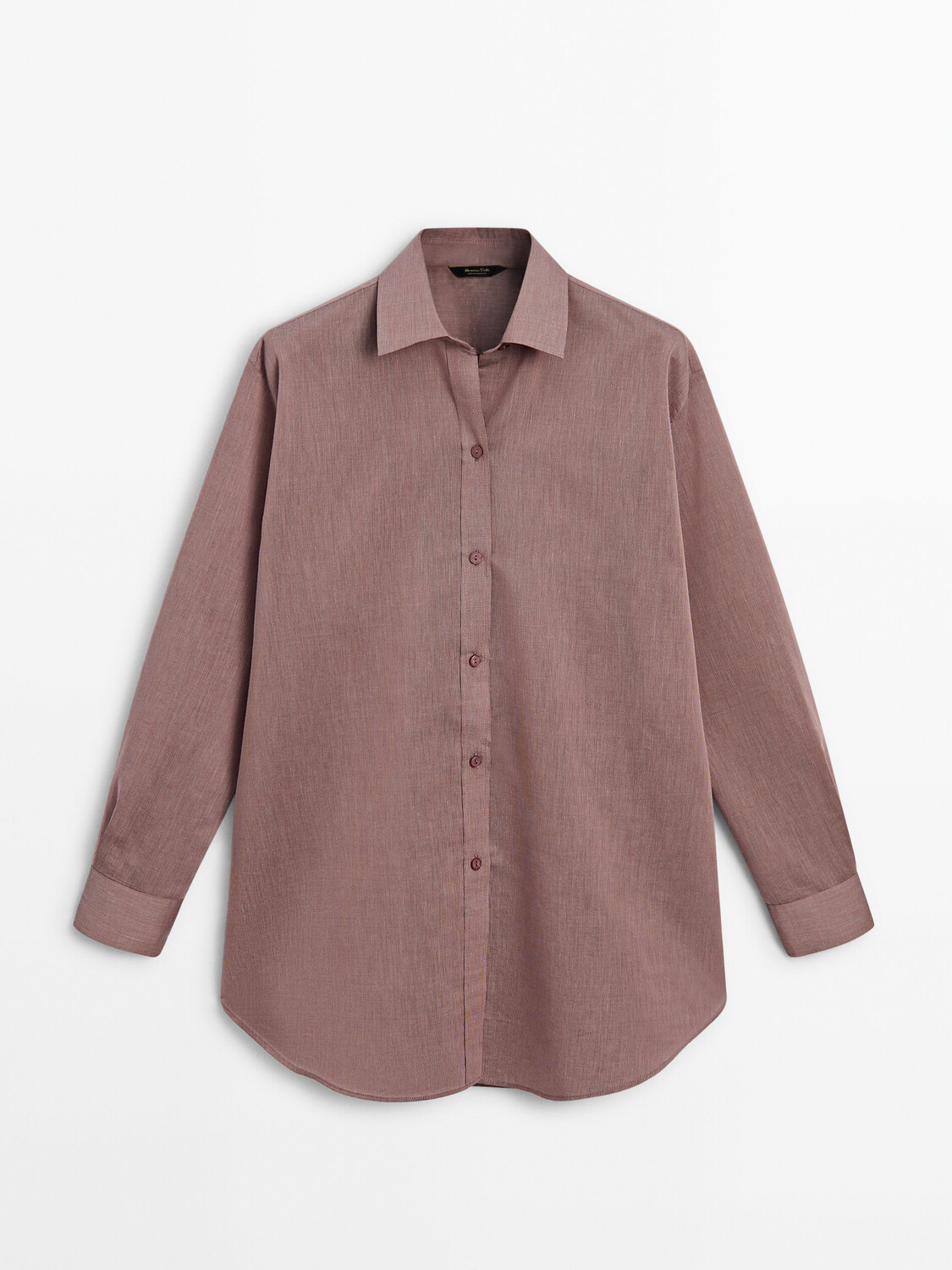

Струящаяся хлопковая блуза оверсайз Massimo Dutti, розовый, Фиолетовый, Струящаяся хлопковая блуза оверсайз Massimo Dutti, розовый