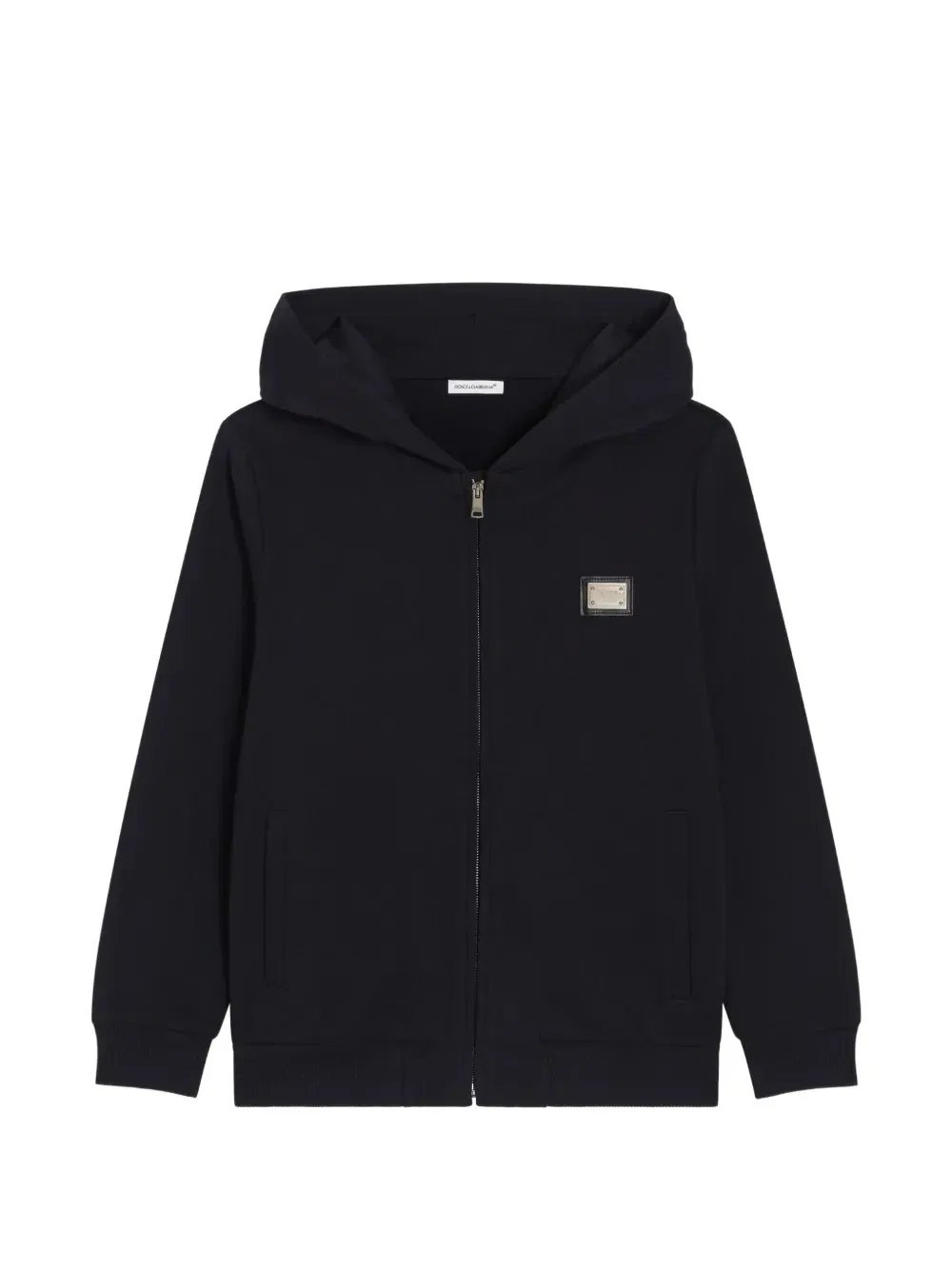 Худи на молнии Dolce & Gabbana Kids, синий