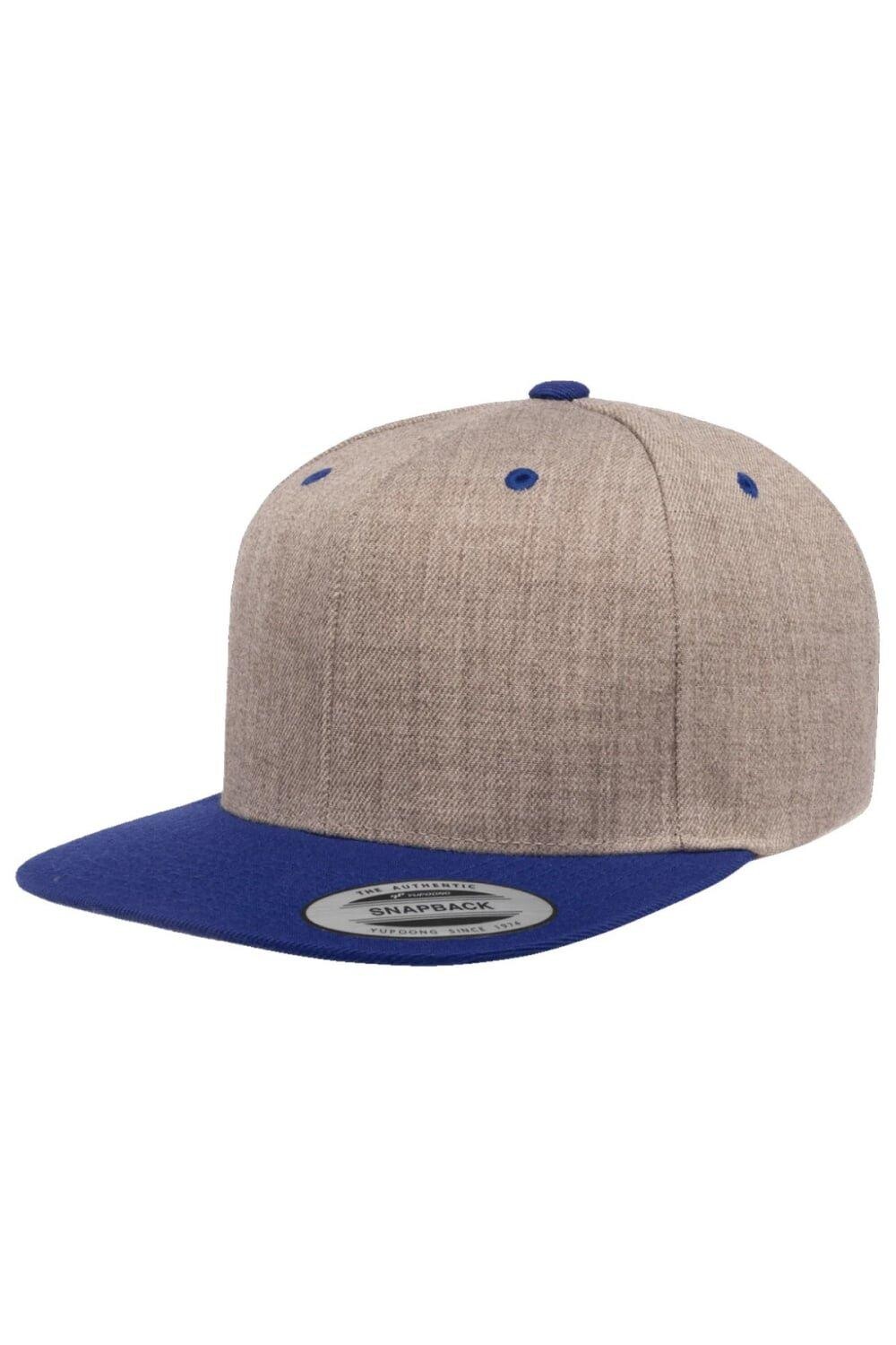 

Классическая двухцветная кепка Snapback премиум-класса Yupoong, серый