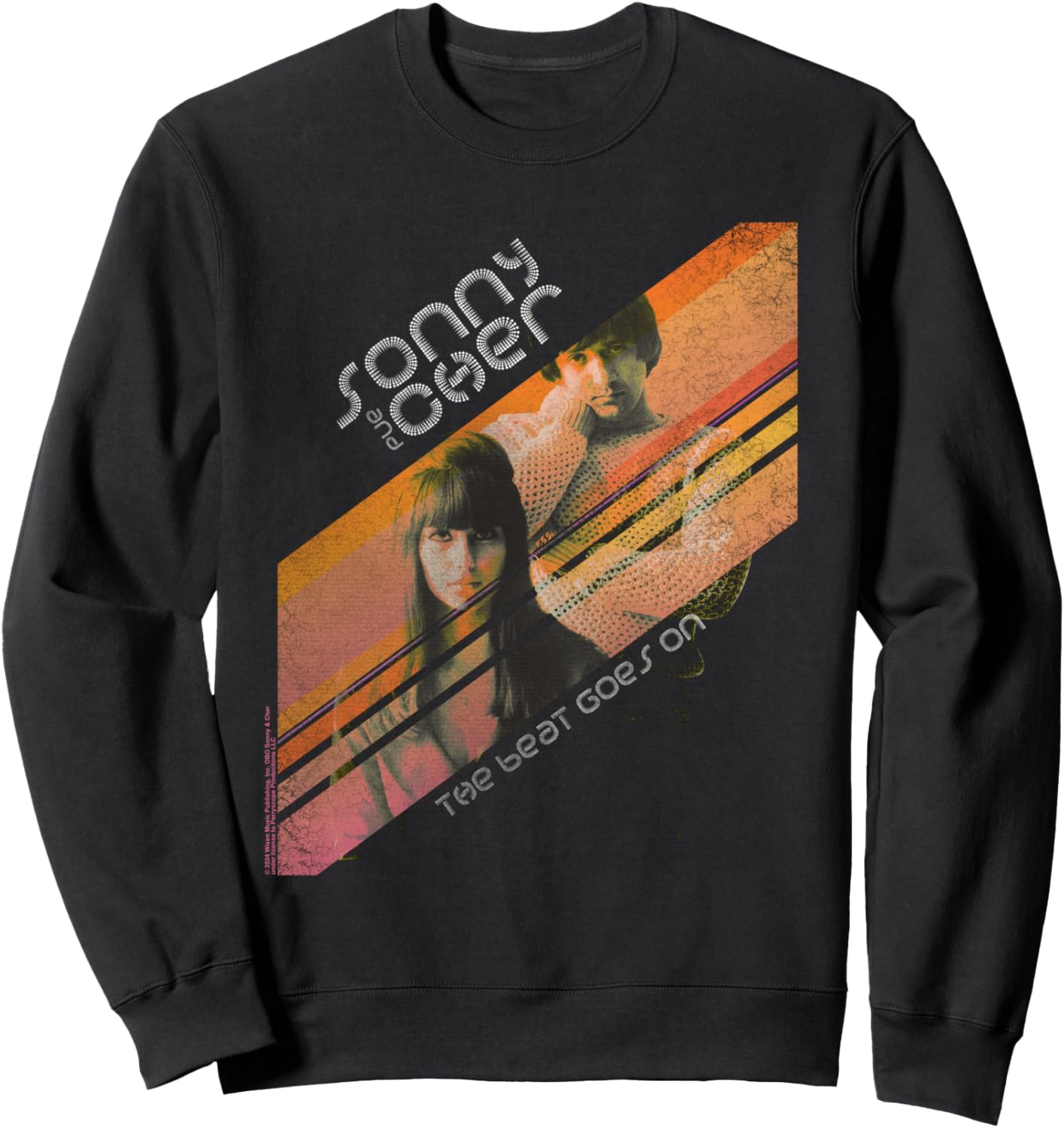 

Толстовка Sonny and Cher The Beat Goes On Popfunk, черный