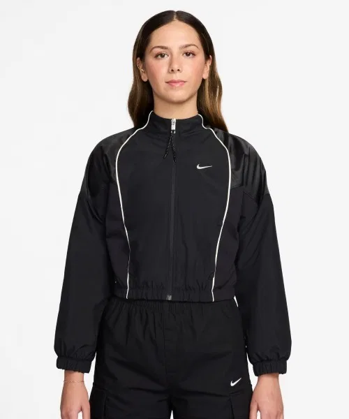 Женская куртка Nike NSW Shrunken Track Jacket, чёрная