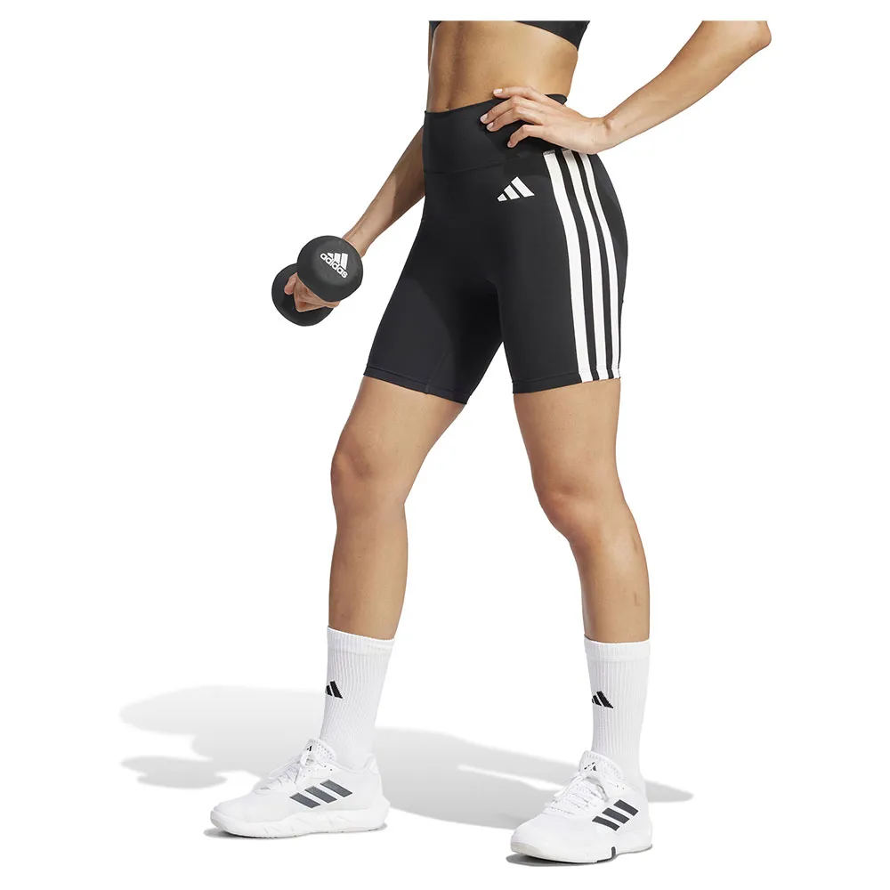 

Леггинсы adidas Optime Essentials 3 Stripes 7´´ short, черный