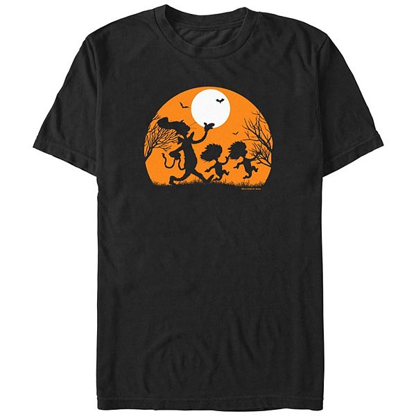 

Мужская футболка Dr Seuss The Cat in the Hat Halloween Walk Licensed Character