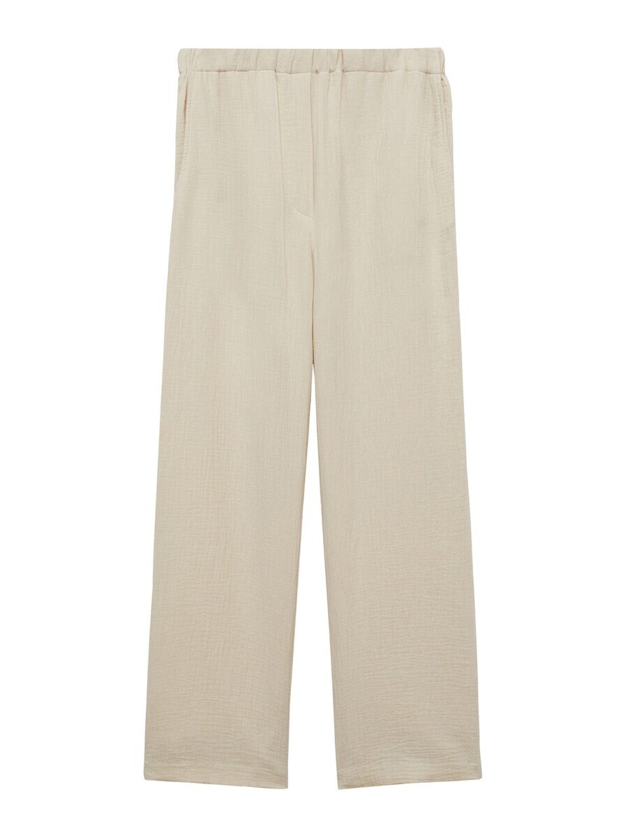 

Тканевые брюки MANGO Wide leg Pants Gauza, светло-бежевый
