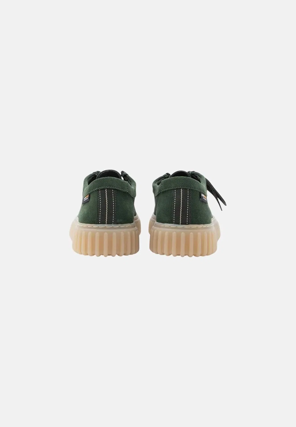 Туфли Clarks Originals Unisex Torhill LoSHOE, Green Textile — фото 4