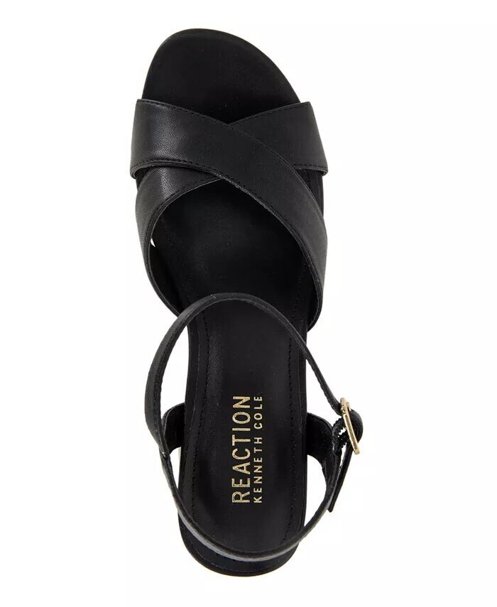 Женские босоножки Reeva на платформе с перекрестными ремешками Kenneth Cole Reaction, черный — фото 4
