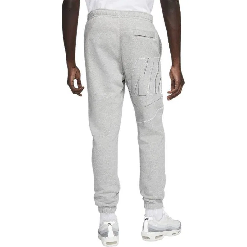 Тренировочные штаны Club Fleece+ Heather Nike, Light Gray — фото 3